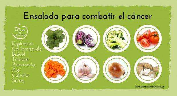 Ensalada para combatir el cáncer