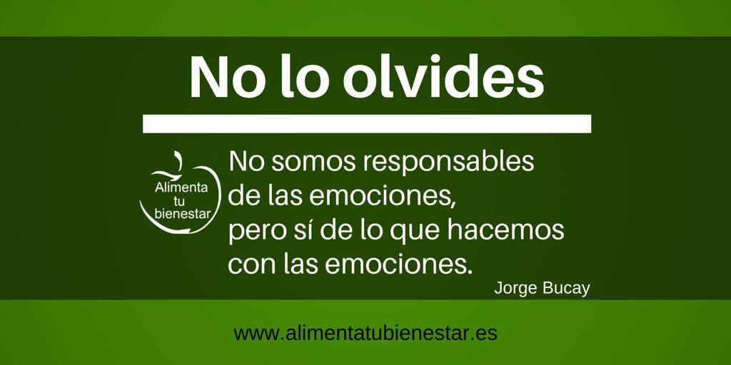 lo que hacemos con las emociones