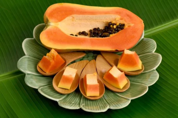enzimas de los alimentos - la papaina de la papaya