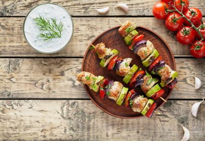 brochetas saludables recetas