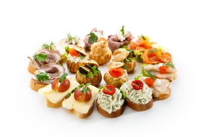 aperitivos saludables - canapés