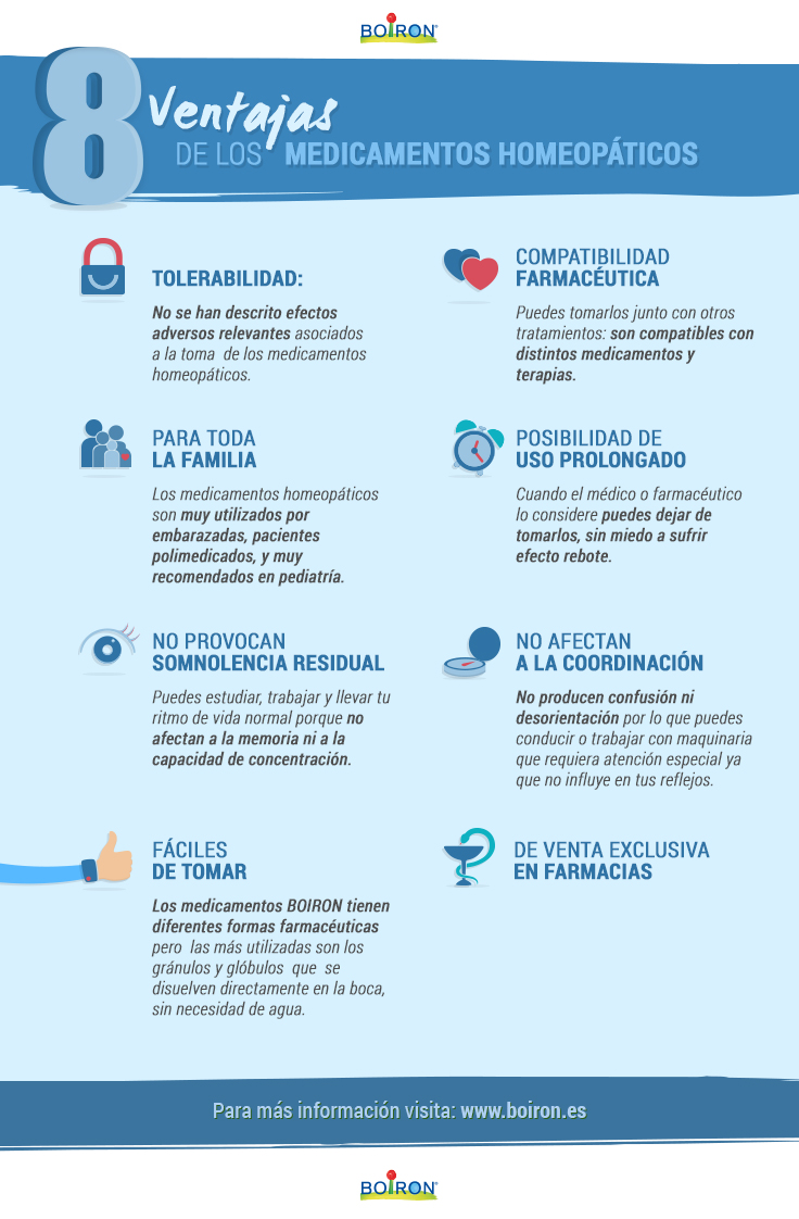 8 ventajas de los medicamentos homeopáticos