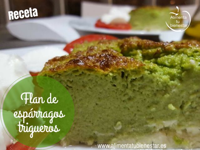 Flan de espárragos trigueros