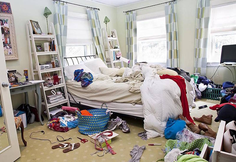 Ruido visual en el dormitorio
